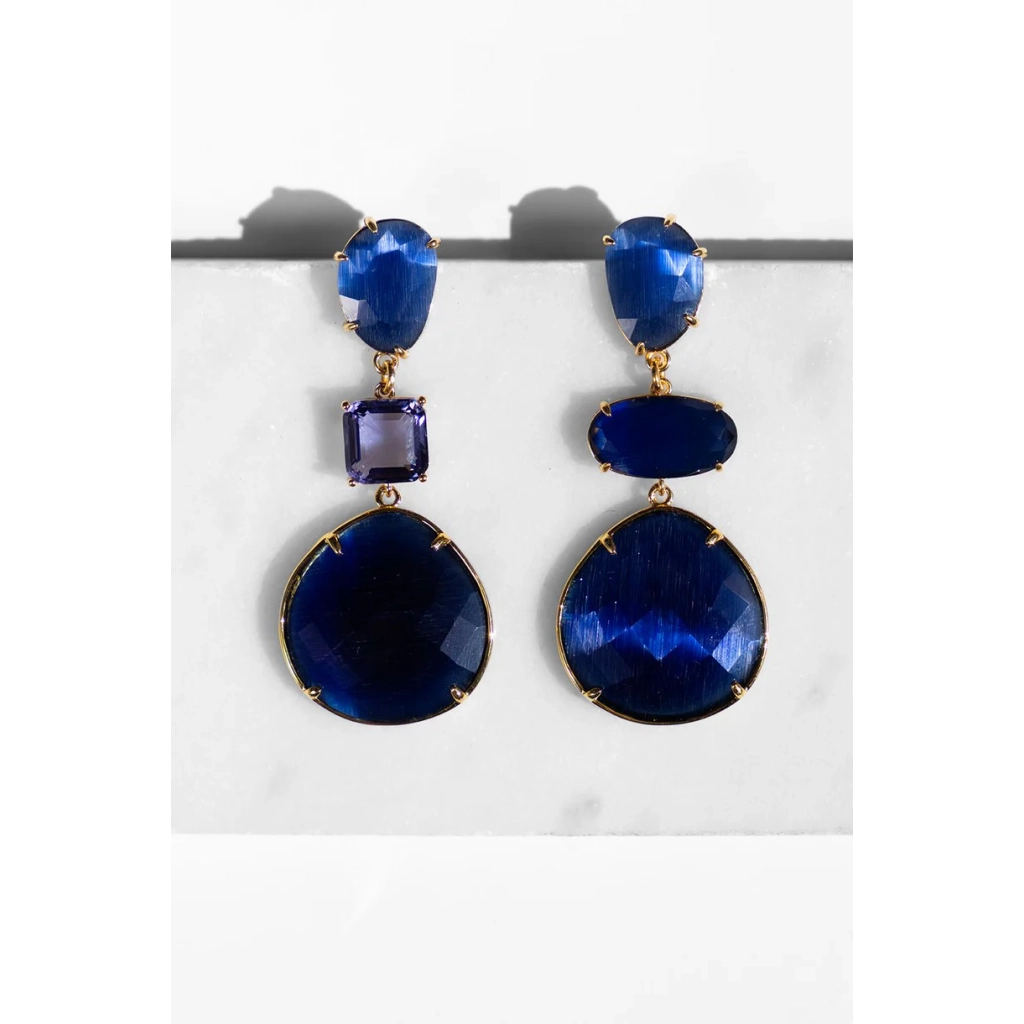 Brigitte Blue Earrings ACCESSORIES