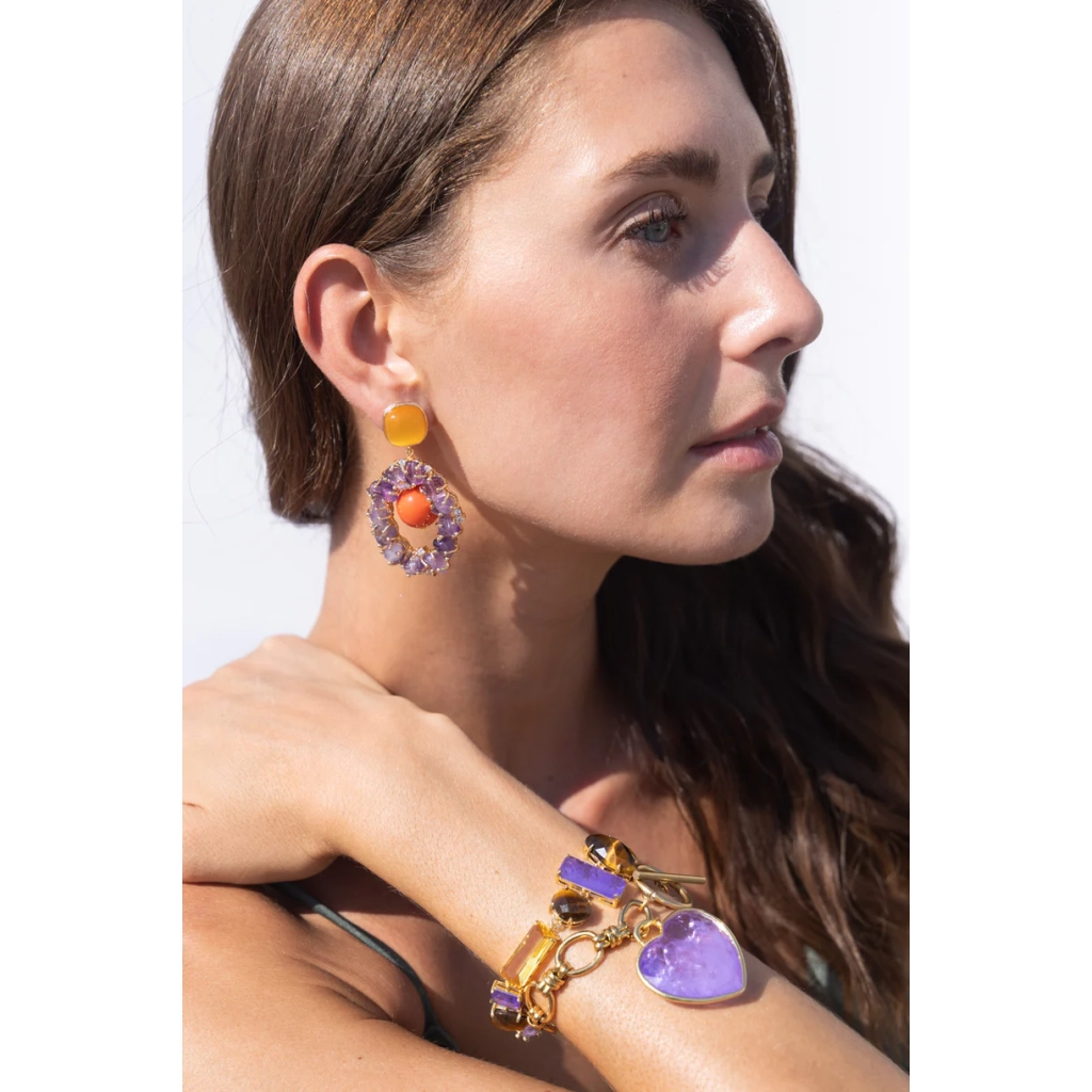 Jane Purple and Yellow Bracelet ACCESSORIES