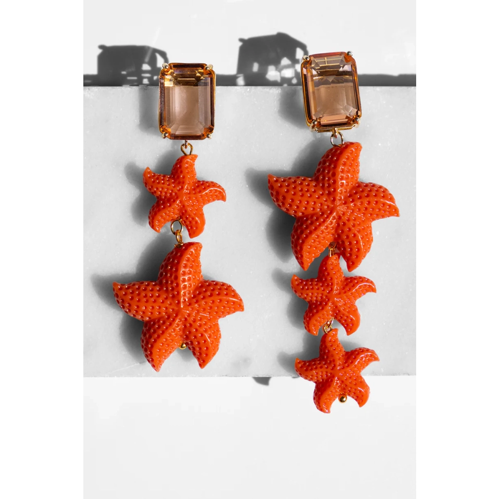Nora Coral Earrings ACCESSORIES Nora Coral Earrings ACCESSORIES