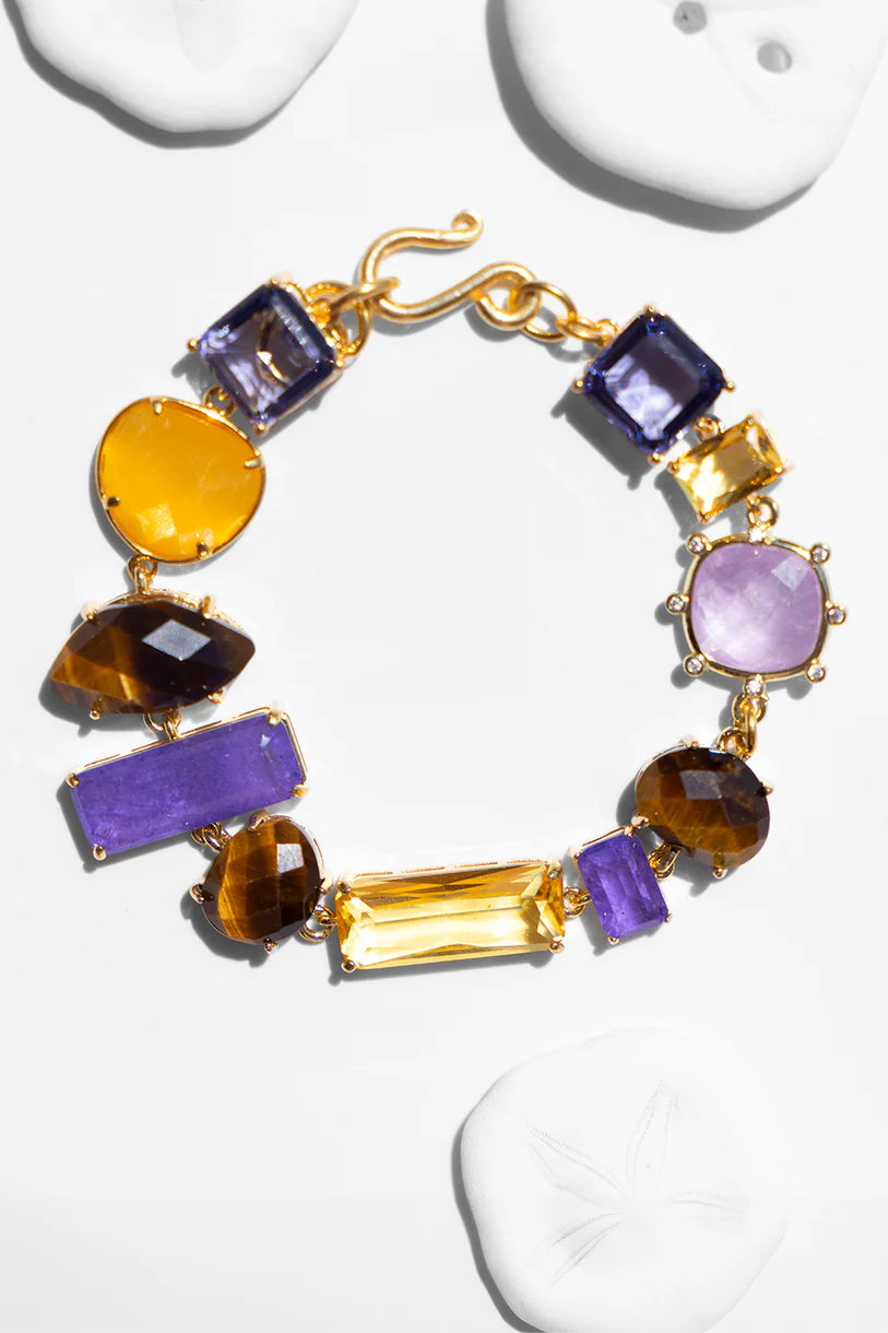 Jane Purple and Yellow Bracelet ACCESSORIES Jane Purple and Yellow Bracelet ACCESSORIES