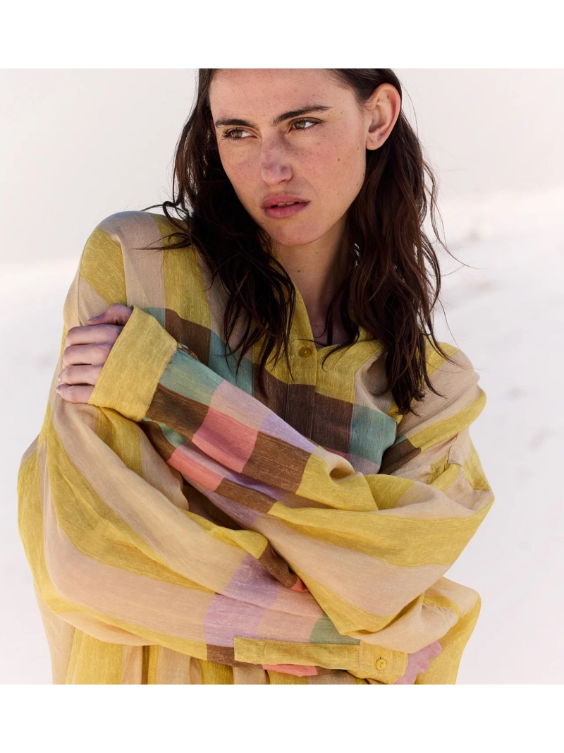 Ema Yellow – Blouse Fotini's Choices Ema Yellow – Blouse Fotini's Choices