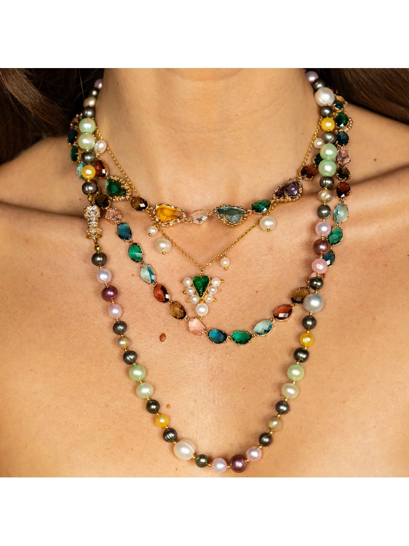 Albia Necklace with Fancy Pearls Accessories ss26