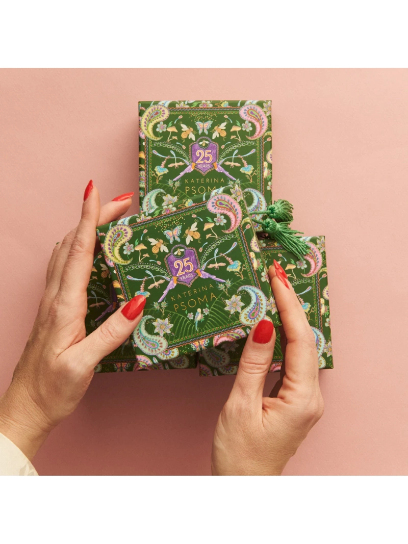 Didi Blue Flower Clip Earrings Accessories ss26