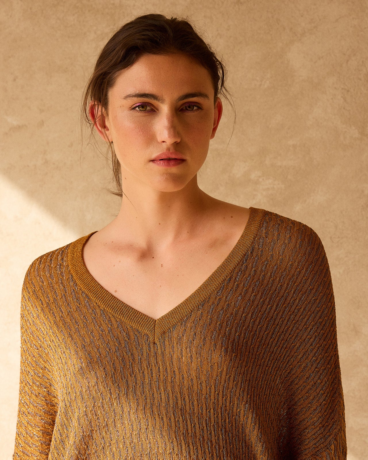 Glee Sweater – Gold AW 26/27 Glee Sweater – Gold AW 26/27